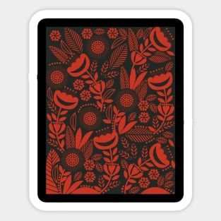 Retro Tropical Sticker